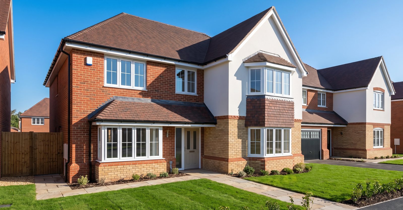 New brick house nearing completion